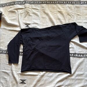 Black Long Sleeve Top Vultures By Kaye West